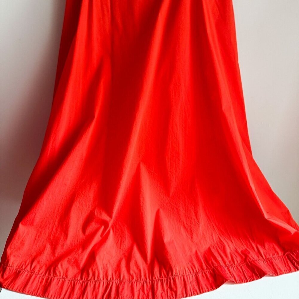 COS Orange Sleeveless Midi Dress 6 - Picture 6 of 8